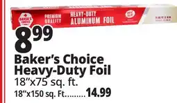 Ocean State Job Lot Baker's Choice Premium Quality Heavy-Duty Aluminum Foil 75' offer