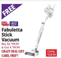 Ocean State Job Lot Fabuletta Stick Vacuum offer