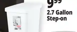 Ocean State Job Lot Sterilite Step-On 2.7 Gal Wastebasket offer