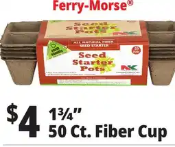 Ocean State Job Lot All Natural Fiber Seed Starter Pots 50-pots offer