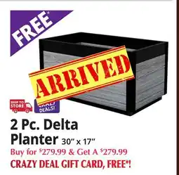 Ocean State Job Lot 2 Pc. Delta Planter offer