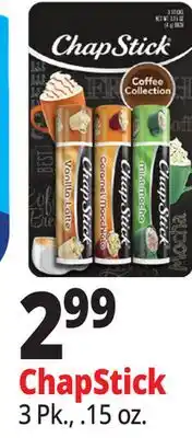 Ocean State Job Lot ChapStick offer