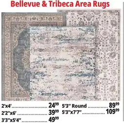 Ocean State Job Lot Bellevue & Tribeca Rugs offer