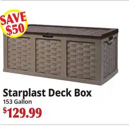Ocean State Job Lot Starplast Deck Box offer