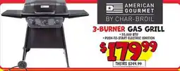 Ollie's 3-BURNER GAS GRILL offer