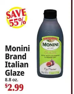 Ocean State Job Lot Monini Brand Italian Glaze offer