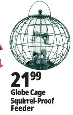 Ocean State Job Lot Yankee Trader Globe Cage Squirrel Proof Bird Feeder offer