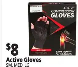 Ocean State Job Lot Promedica Sport Performance Active Compression Gloves Large offer