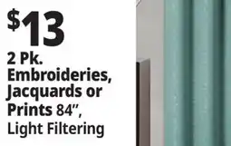 Ocean State Job Lot 2 Pk. Embroideries, Jacquards or Prints offer