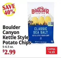 Ocean State Job Lot Boulder Canyon Kettle Style Potato Chips offer