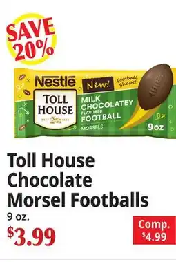 Ocean State Job Lot Toll House Chocolate Morsel Footballs offer