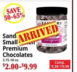 Ocean State Job Lot Sanders Small Batch Premium Chocolates offer