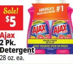 Ocean State Job Lot Ajax 2 Pk. Detergent offer