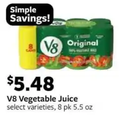 Fareway V8 Vegetable Juice offer