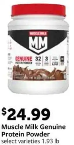 Fareway Muscle Milk Genuine Protein Powder offer