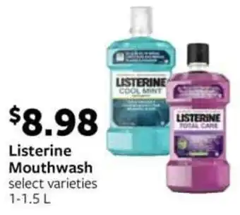 Fareway Listerine Mouthwash offer
