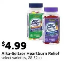 Fareway Alka-Seltzer Heartburn Relief select varieties, offer
