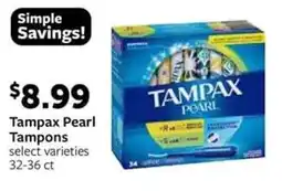 Fareway Tampax Pearl Tampons offer