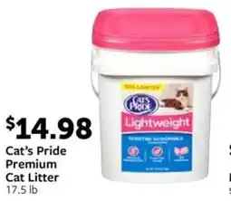 Fareway Cat's Pride Premium Cat Litter offer
