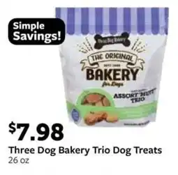 Fareway Three Dog Bakery Trio Dog Treats offer