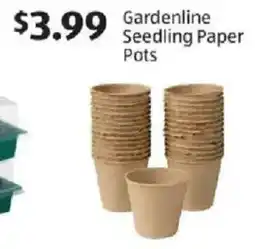 Aldi Gardenline Seedling Paper Pots offer