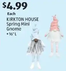 Aldi Kirkton house spring mini gnome offer