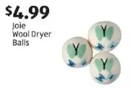 Aldi Joie Wool Dryer Balls offer