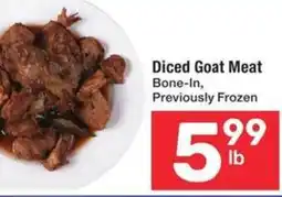 Albertsons Diced Goat Meat offer