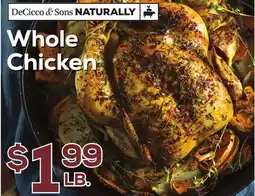 DeCicco & Sons DeCicco & Sons Whole Chicken offer
