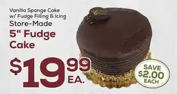 DeCicco & Sons Sponge 5 Fudge Cake offer