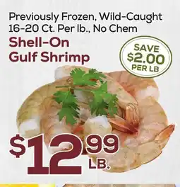 DeCicco & Sons Shell-On Gulf Shrimp offer