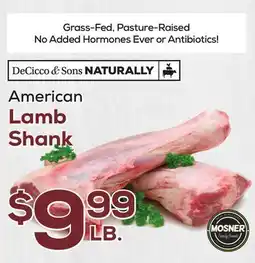 DeCicco & Sons American Lamb Shank offer