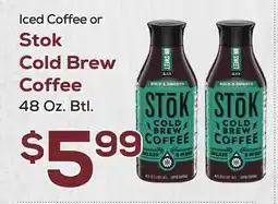 DeCicco & Sons Stok Cold Brew Coffee offer