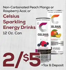 DeCicco & Sons Celsius Sparkling Energy Drinks offer