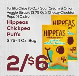 DeCicco & Sons Hippeas Chickpea Puffs, 3.75-4 oz Bag offer