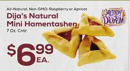 DeCicco & Sons Dija's Natural Mini Hamentashen offer