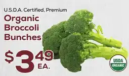 DeCicco & Sons Organic Broccoli Bunches offer