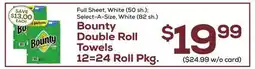 DeCicco & Sons Bounty Double Roll Towels offer