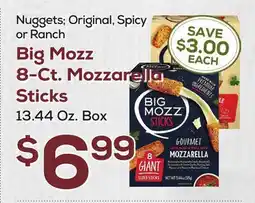DeCicco & Sons Big Mozz 8-Ct. Mozzarella Sticks offer