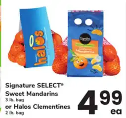ACME Signature SELECT Sweet Mandarins 3 lb. bag or Halos Clementines 2 lb. bag offer
