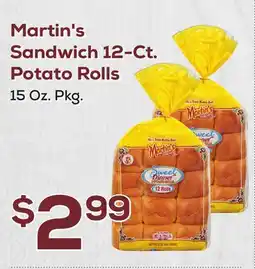 DeCicco & Sons Martin's Sandwich 12-Ct. Potato Rolls offer