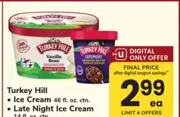 ACME Turkey Hill Ice Cream 46 fl. oz. ctn. Late Night Ice Cream 14 fl. oz. ctn offer