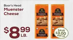 DeCicco & Sons Boar's Head Muenster Cheese offer