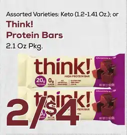 DeCicco & Sons Think! Protein Bars, 2.1 Oz Pkg offer