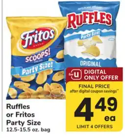 ACME Ruffles or Fritos Party Size offer