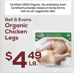 DeCicco & Sons Bell & Evans Organic Chicken Legs offer