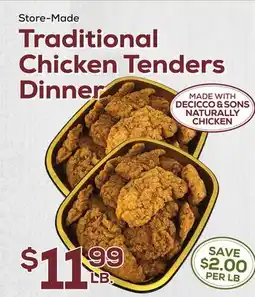 DeCicco & Sons Traditional Chicken Tenders Dinner offer