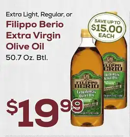 DeCicco & Sons Filippo Berio Extra Virgin Olive Oil offer