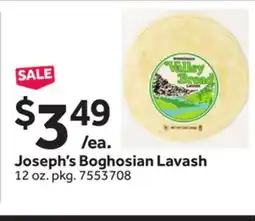 Stop&Shop Joseph's Boghosian Lavash offer