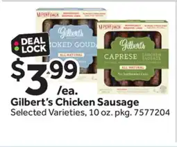 Stop&Shop Gilbert's Chicken Sausage offer